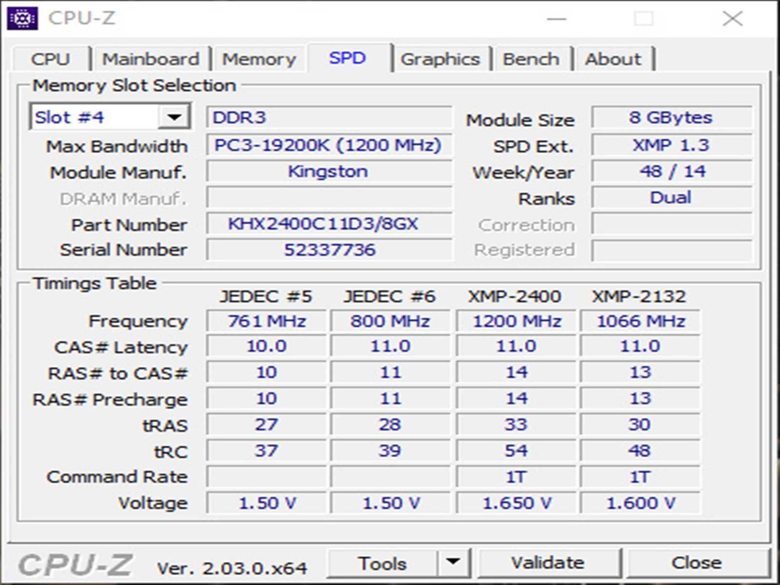 DDR3 8GB KingSton HyperX Savage 2400