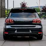 GOLF 6 STANDARD Lotka Spoiler Dokładka Tylna Oettinger Czarny Połysk