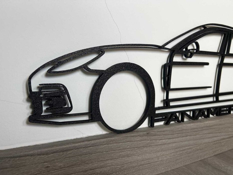 Silhueta Porsche Panamera 3D