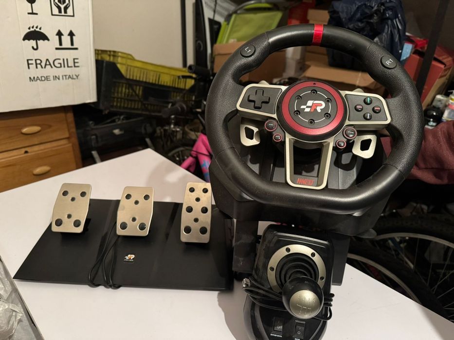 Volante Next level racing + mudanças e pedais