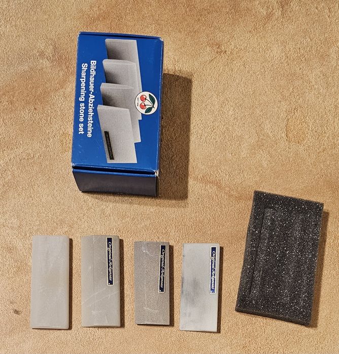 Zestaw kamieni do ostrzenia dłut Kirschen 3704 (Two Cherries)