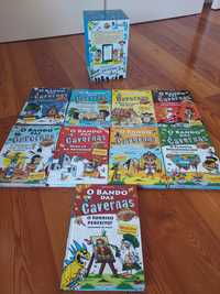 Livros infantis- Coleção de 9 volumes" O Bando das Cavernas"