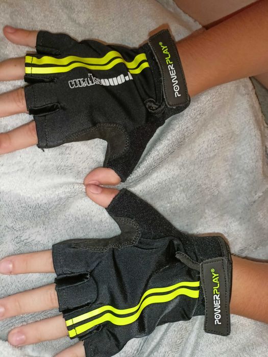Rękawiczki treningowe dla siłowni, rowerze