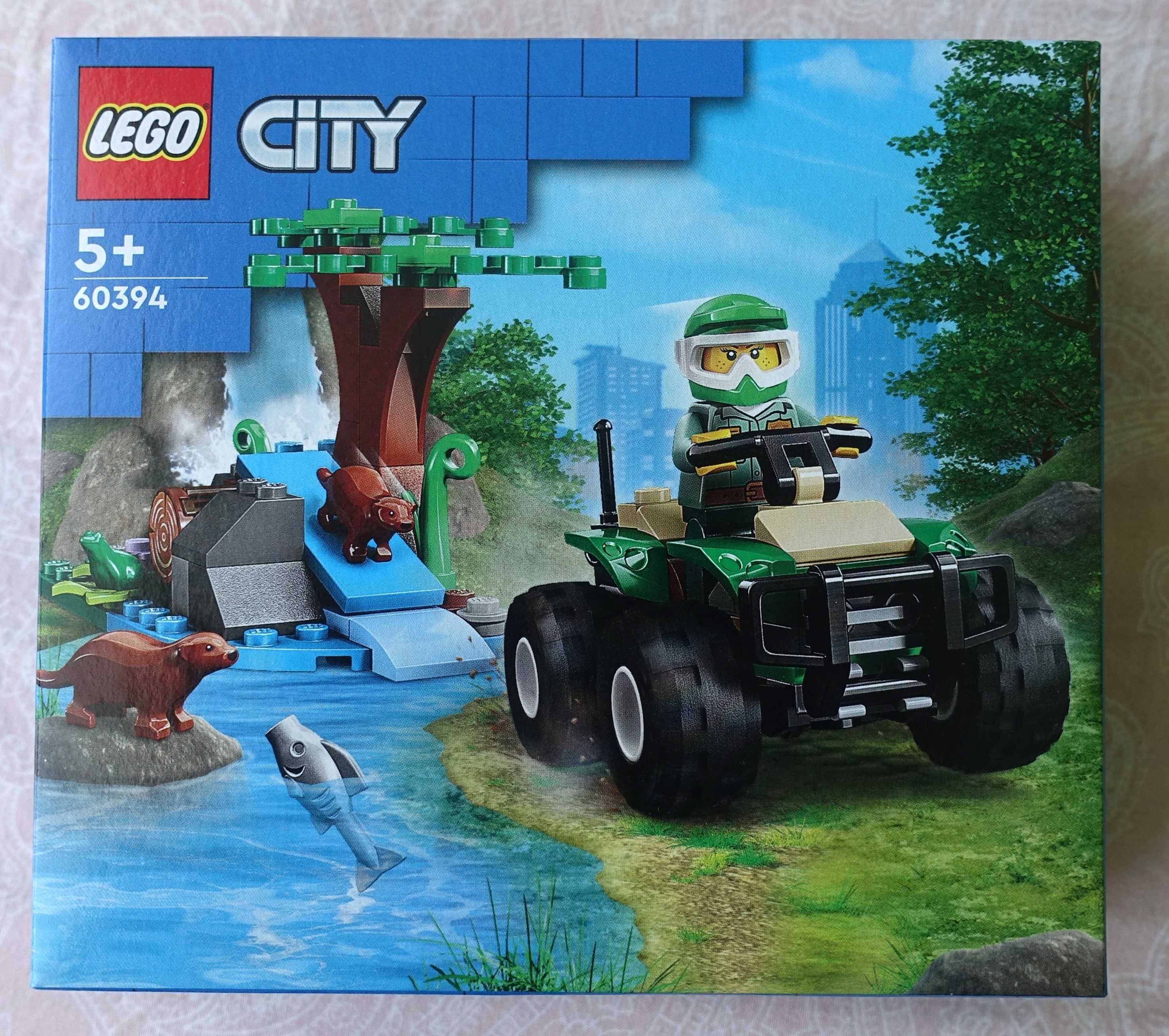 LEGO City 60394 - Quad i siedlisko wydry, NOWE!