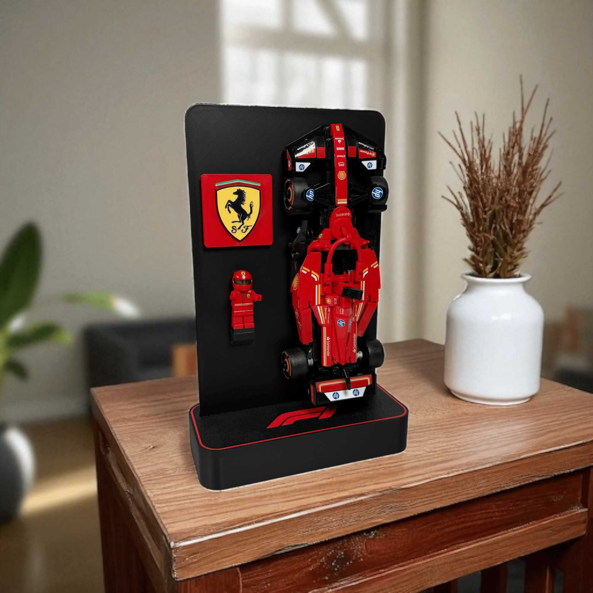Стенд для Lego Speed Champions F1 Ferrari SF-24 77242 Білий / Червоний
