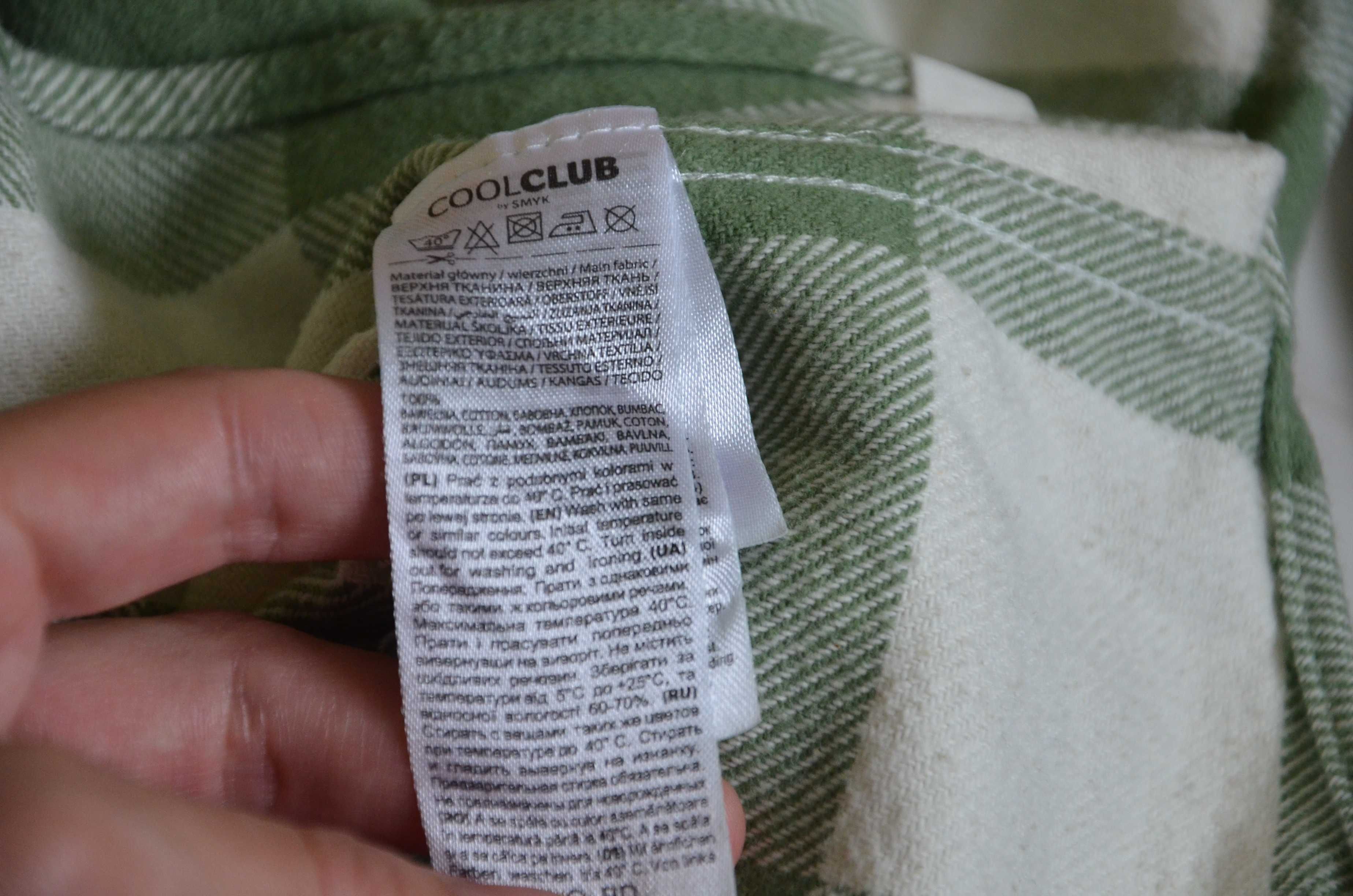 Koszula flanelowa krata 116 Cool Club + Zara polo