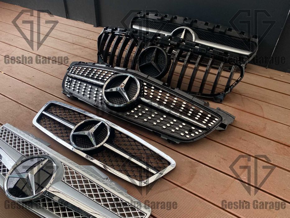Нові решітки решітка радіатора мерседес w204w205c207wx156w166w906w907