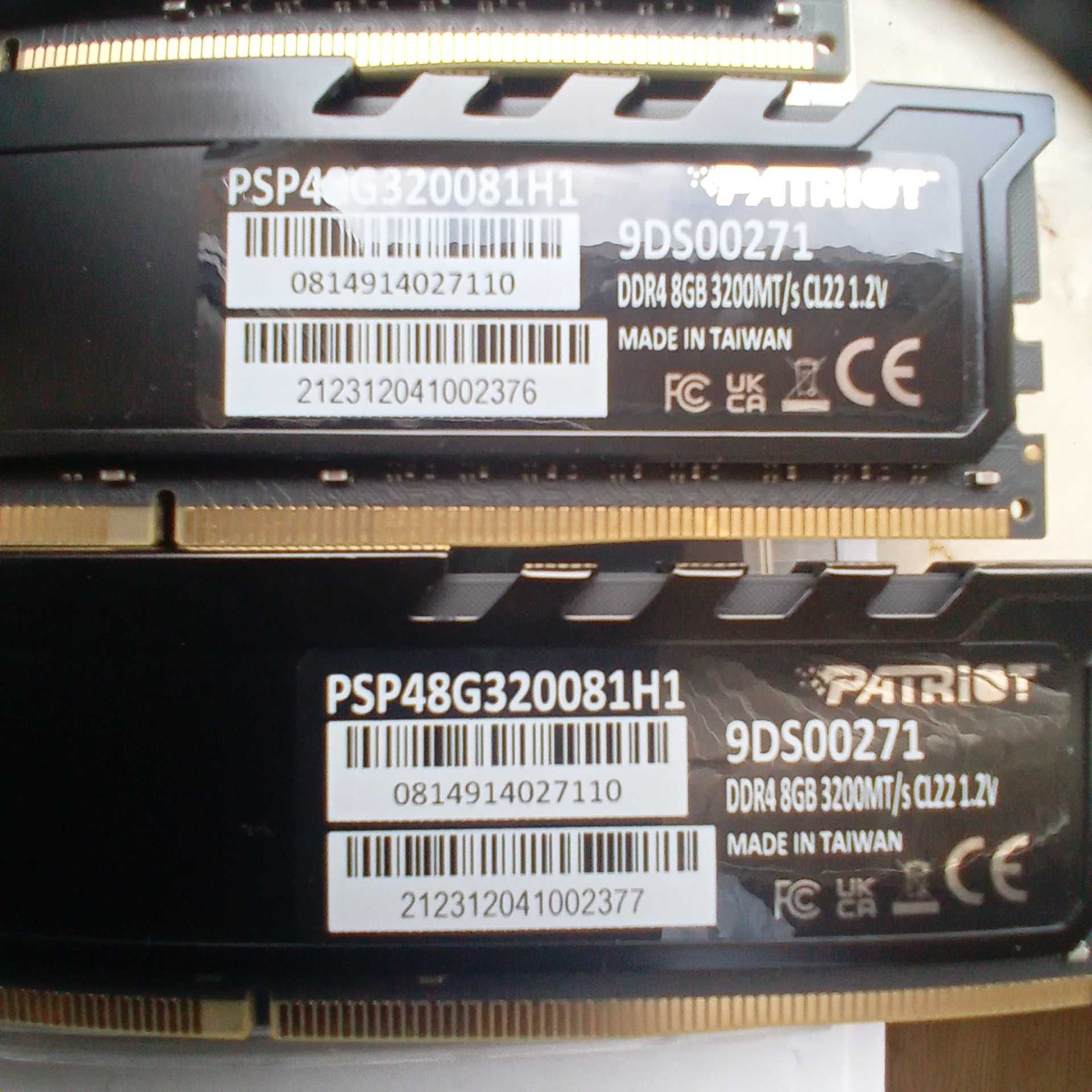 Pamięć RAM Patriot Signature Premium DDR4 8GB 3200 mhz--- X4 32 gb
