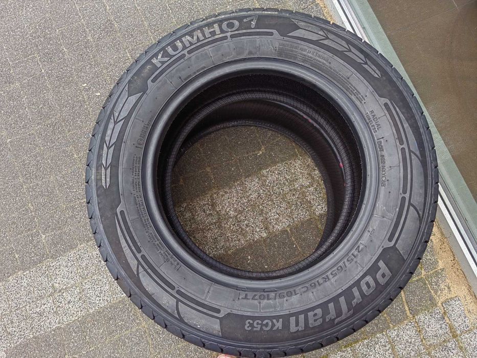 215/65R16C 109/107T Kumho Portran KC53 pojedyncza letnia Bus Lato VAN
