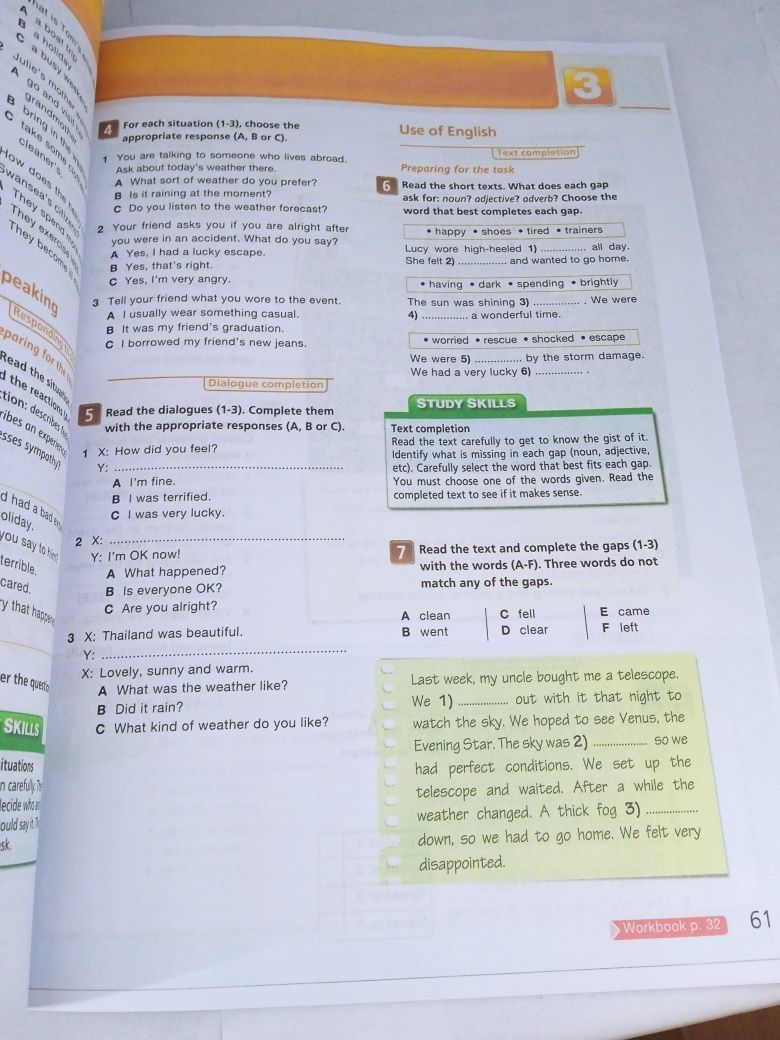 On screen 2 students book workbook