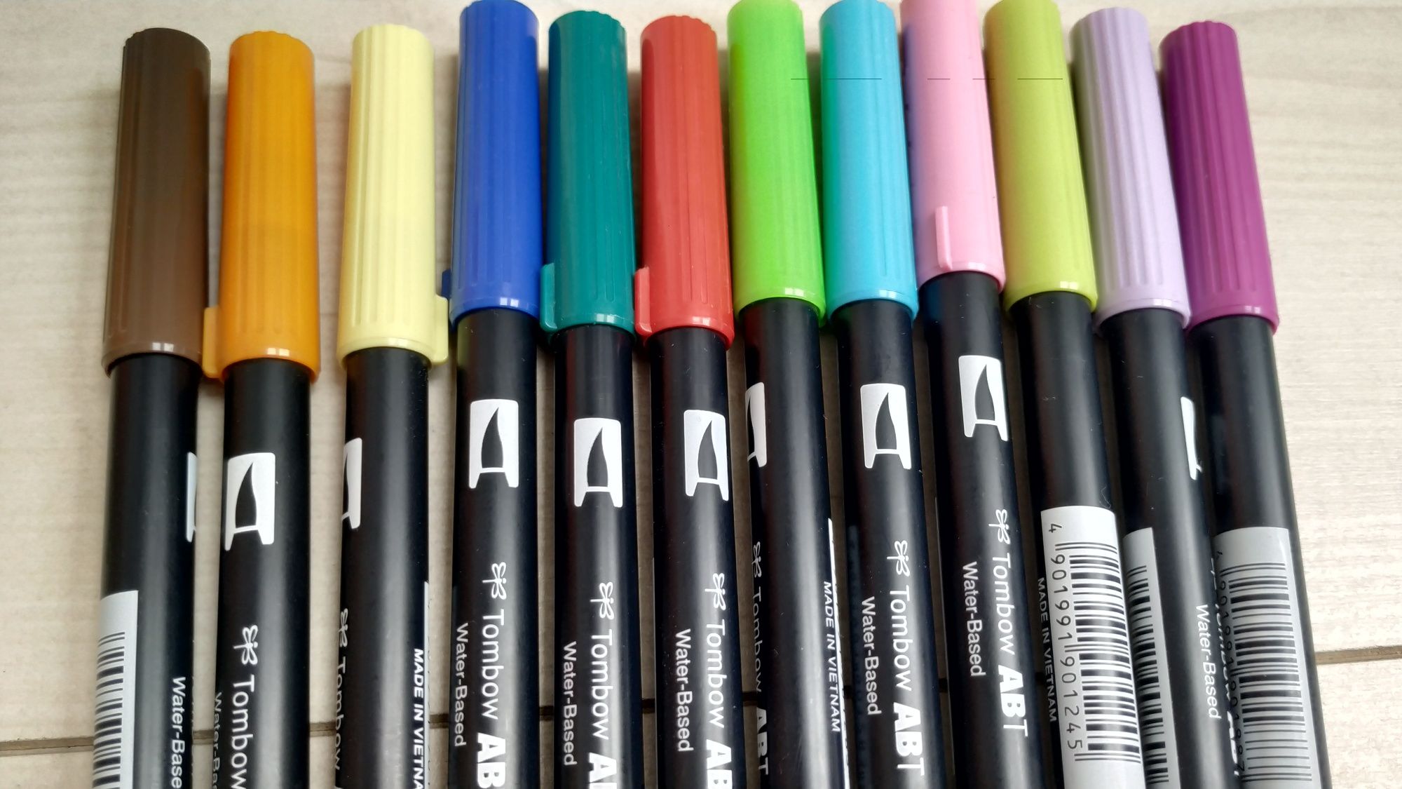 Markery Tombow Dual Brush Pens, oryginalne nowe  - 95 kolorów