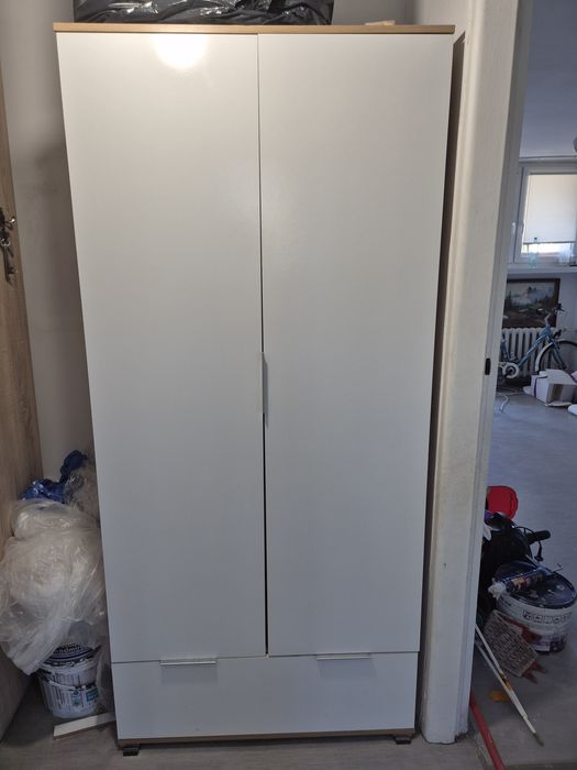 Pilne Szafa Zele Black Red White z szufladą