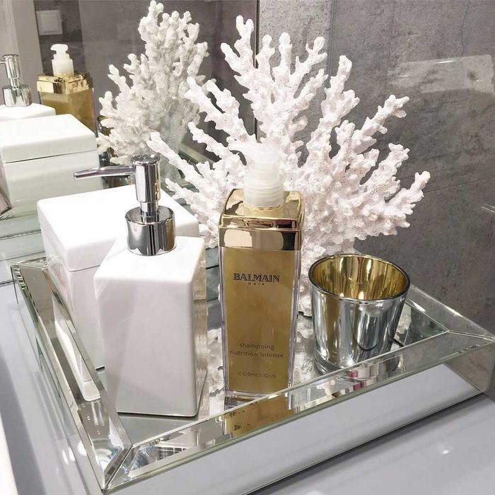 Zara Home taca patera misa dekoracyjna lustrzana unikat space age