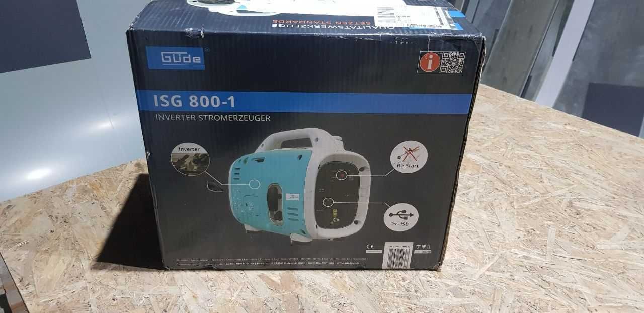 Інверторний генератор 0.8 квт GUDE ISG 800-1 бензиновий