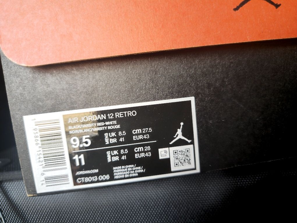 Jordan 12 playoffs