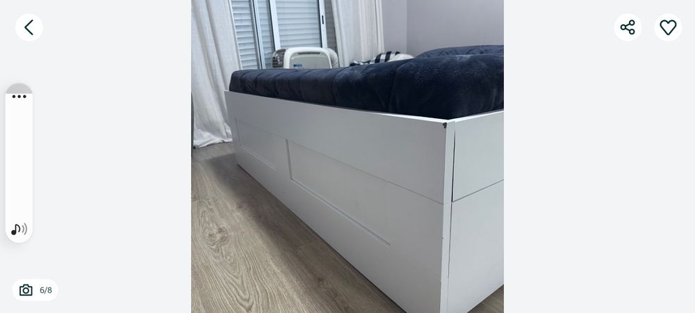 Cama casal 2.00 por 1.60