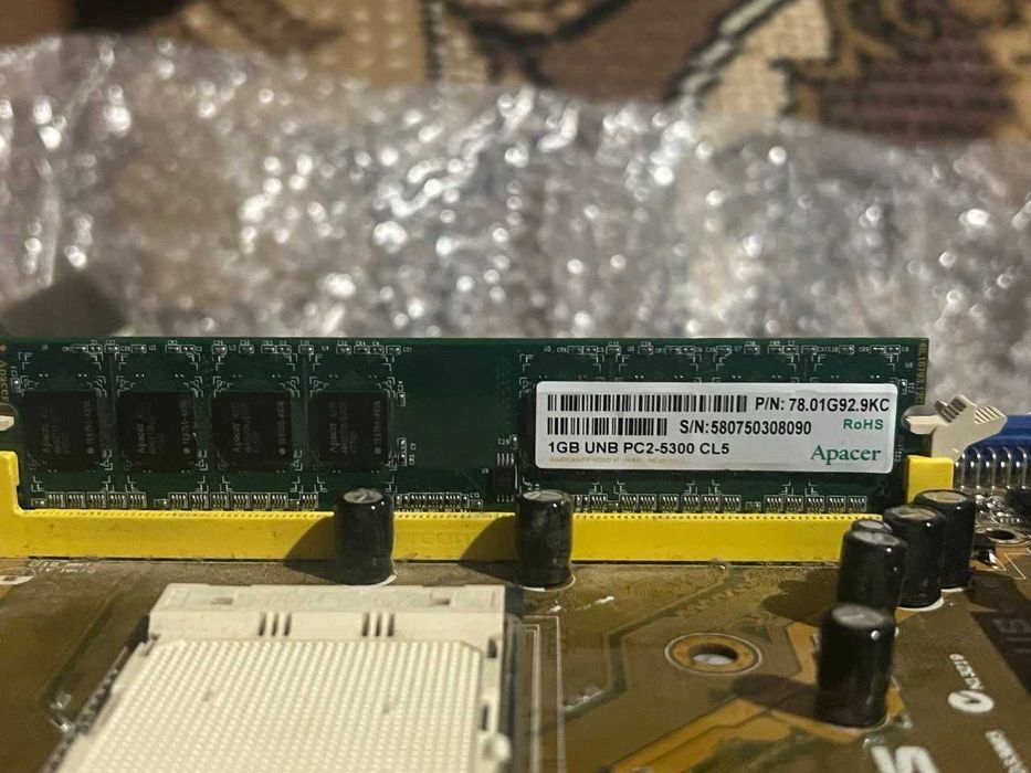 Asus m2n-mx se plus / amd athlon 64 x2 / 1 gb оперативная память