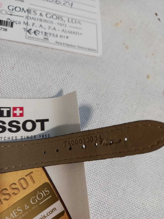 Relógio senhora ouro 18k Tissot Timeline novo