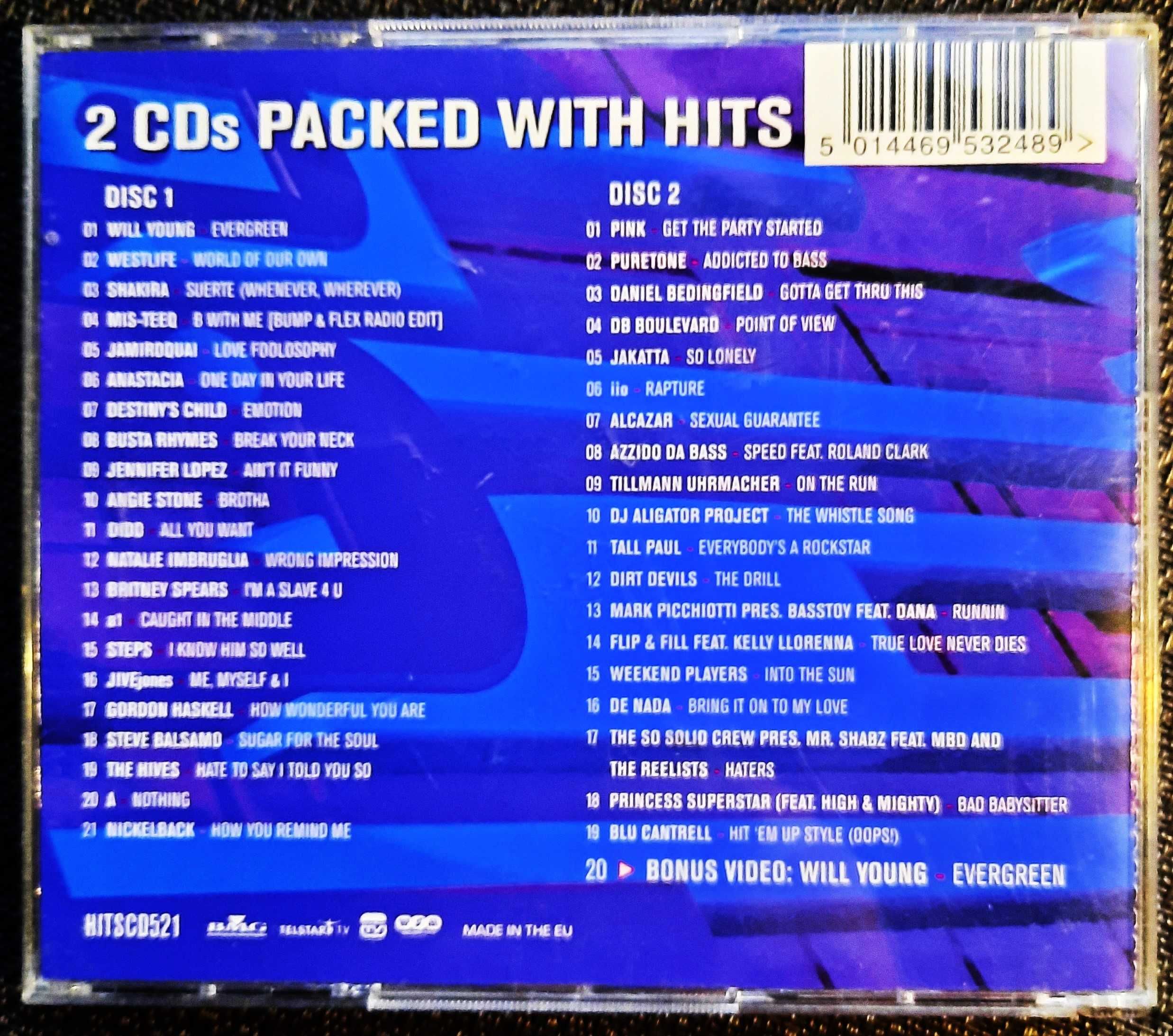 Polecam Podwójny Album 2XCD HITS 52 Największe Disco 40 Hit