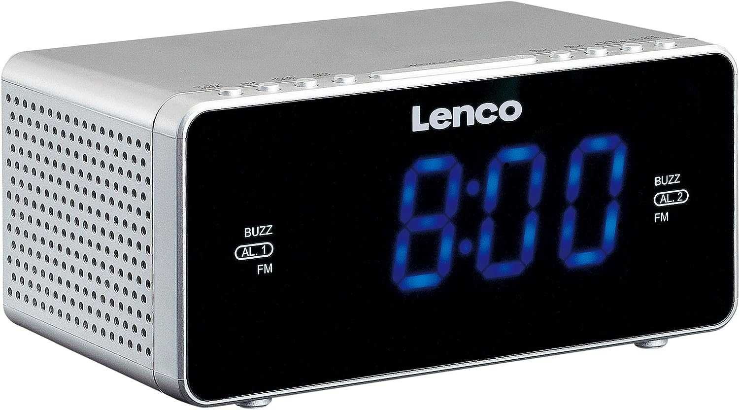 Lenco CR-520 Radio sieciowo-bateryjne USB LCD AUX ściemniacz LED retro