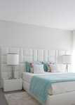Cama estofada Nova + Estrado + Colchão (Fabricante)