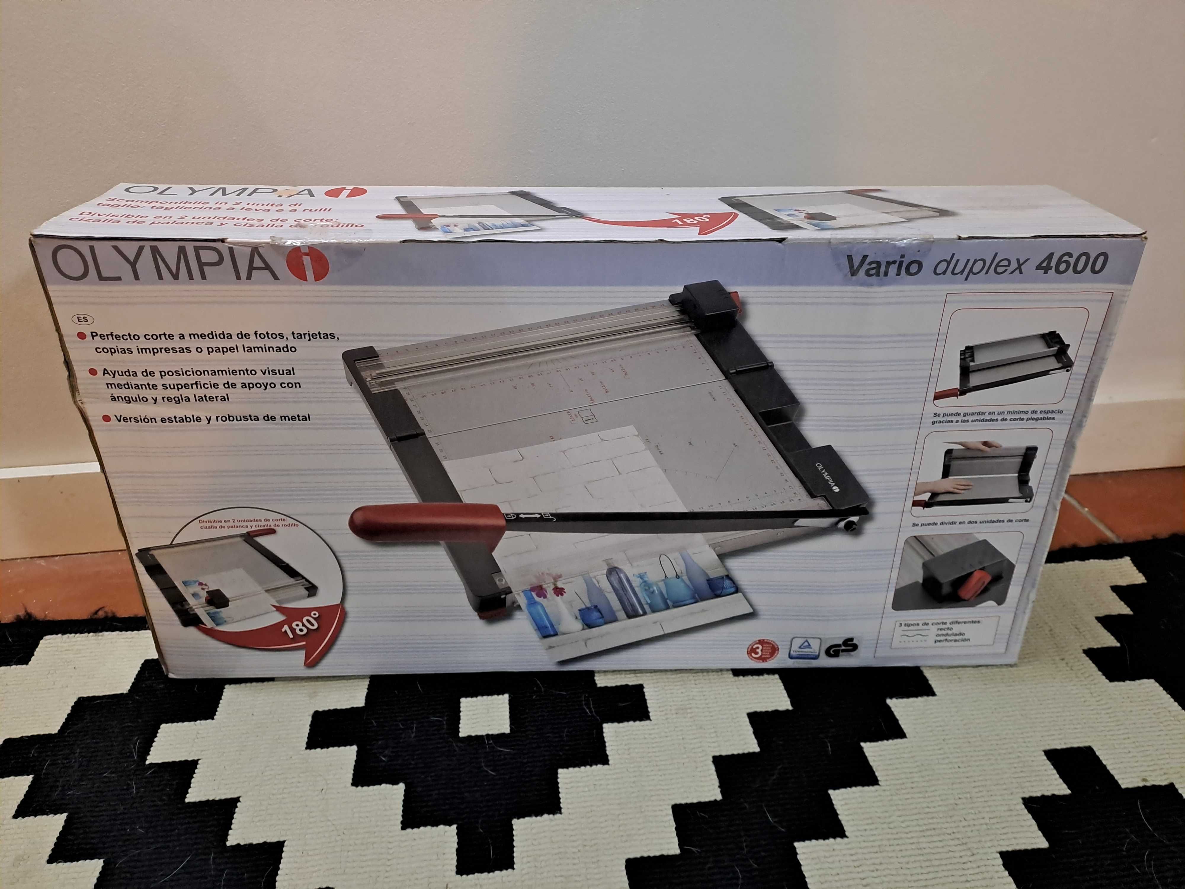 Guilhotina Vario Duplex 4600 Nova em Caixa