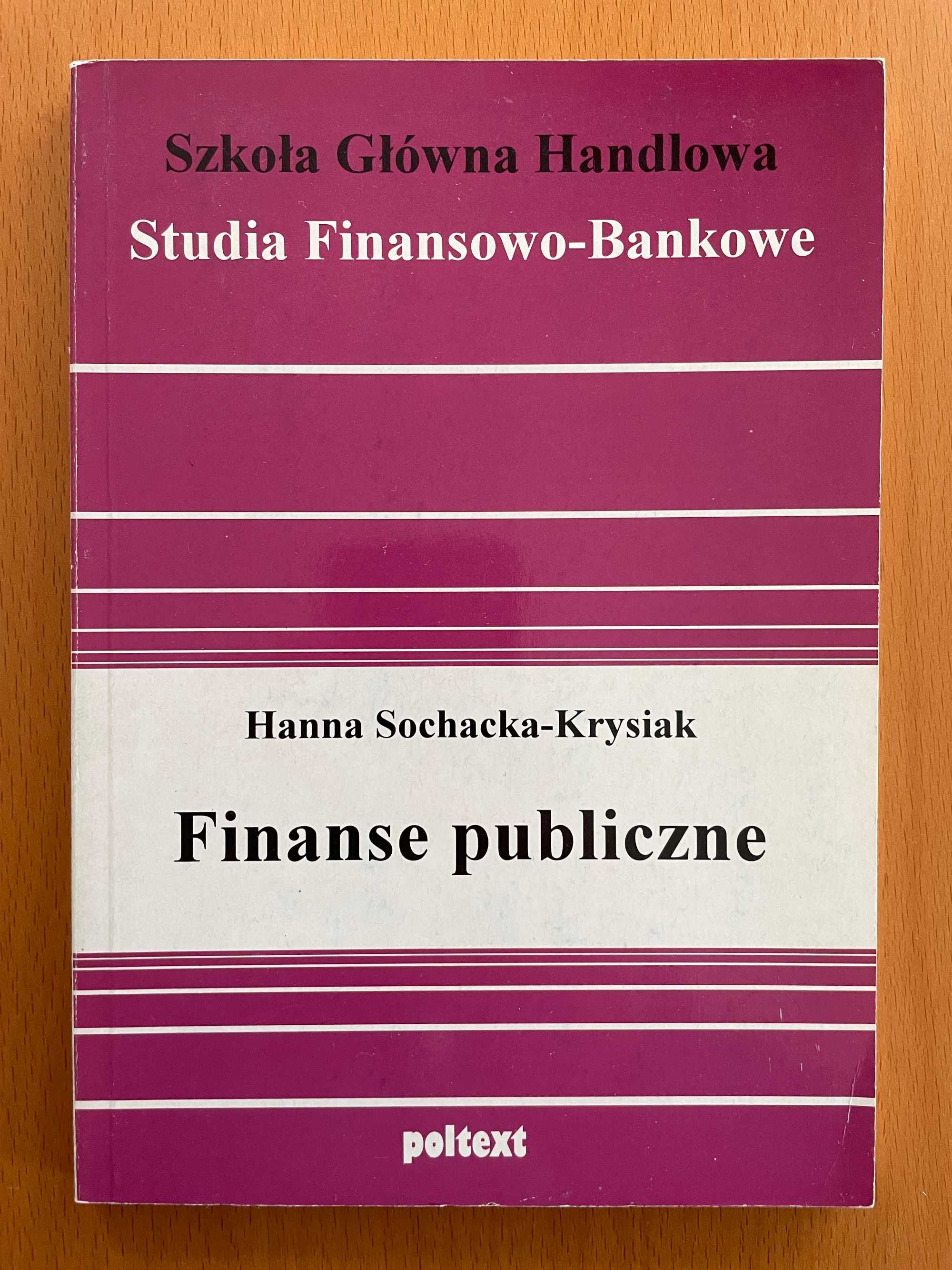 Finanse publiczne - Hanna Sochacka-Krysiak (Poltext)