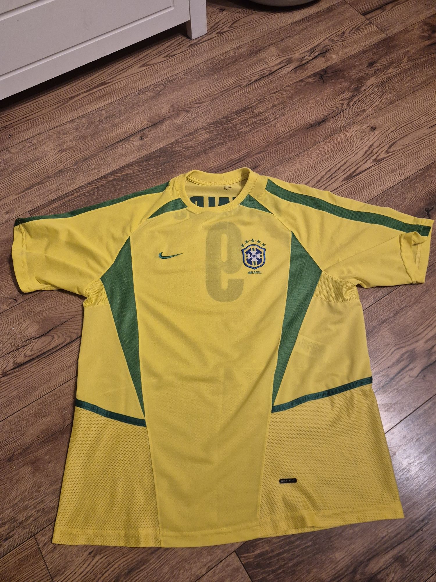 Koszulka Piłkarska Brazylia Ronaldo 2002