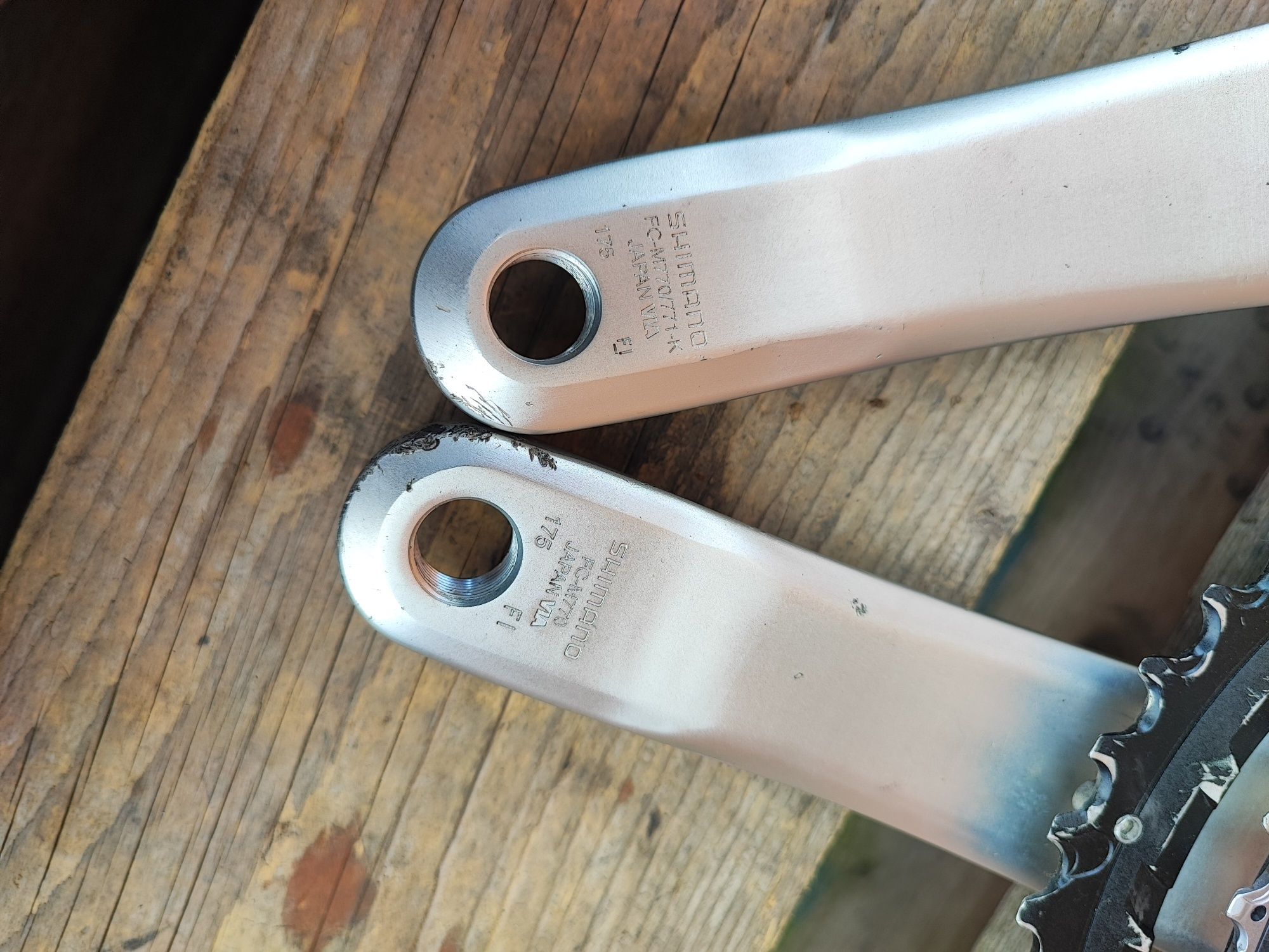 Korba rowerowa Shimano Deore XT M770 175mm Hollowtech 2 Retro MTB