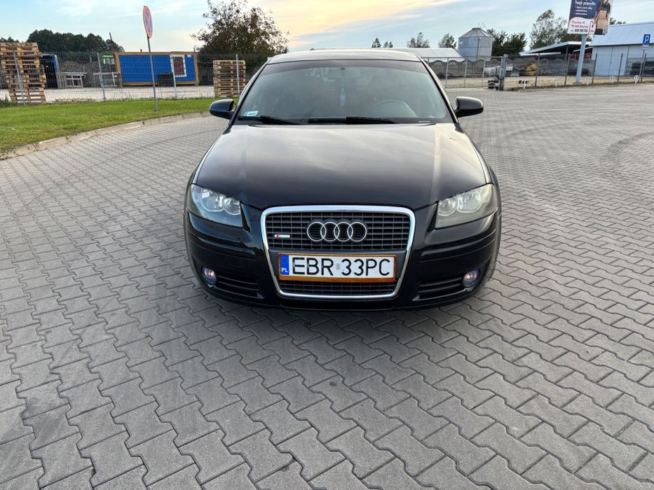 Audi A3 2.0TFSI DSG, 2006r. S-line + gaz, dach panorama