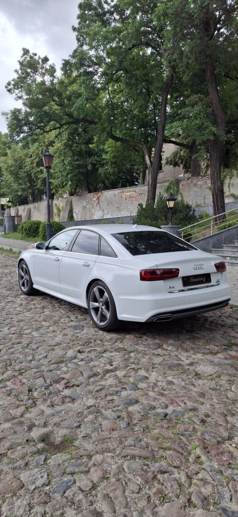 Auto do  ślubu. Białe   AUDI A6 C7 LIFT