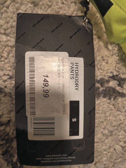 Shima spodnie p/deszczowe r. S