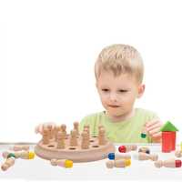 Jogo brinquedos de memoria para criança Montessori