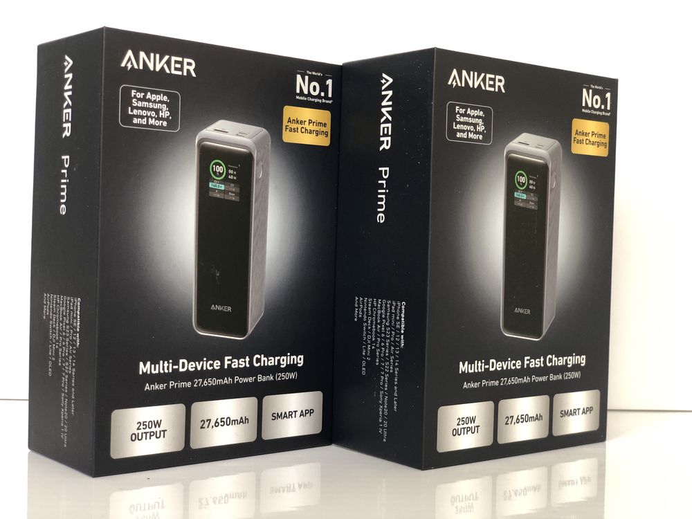 Повербанк Зовнішній акумулятор Anker Prime 27650мАг Power Bank 250 Вт