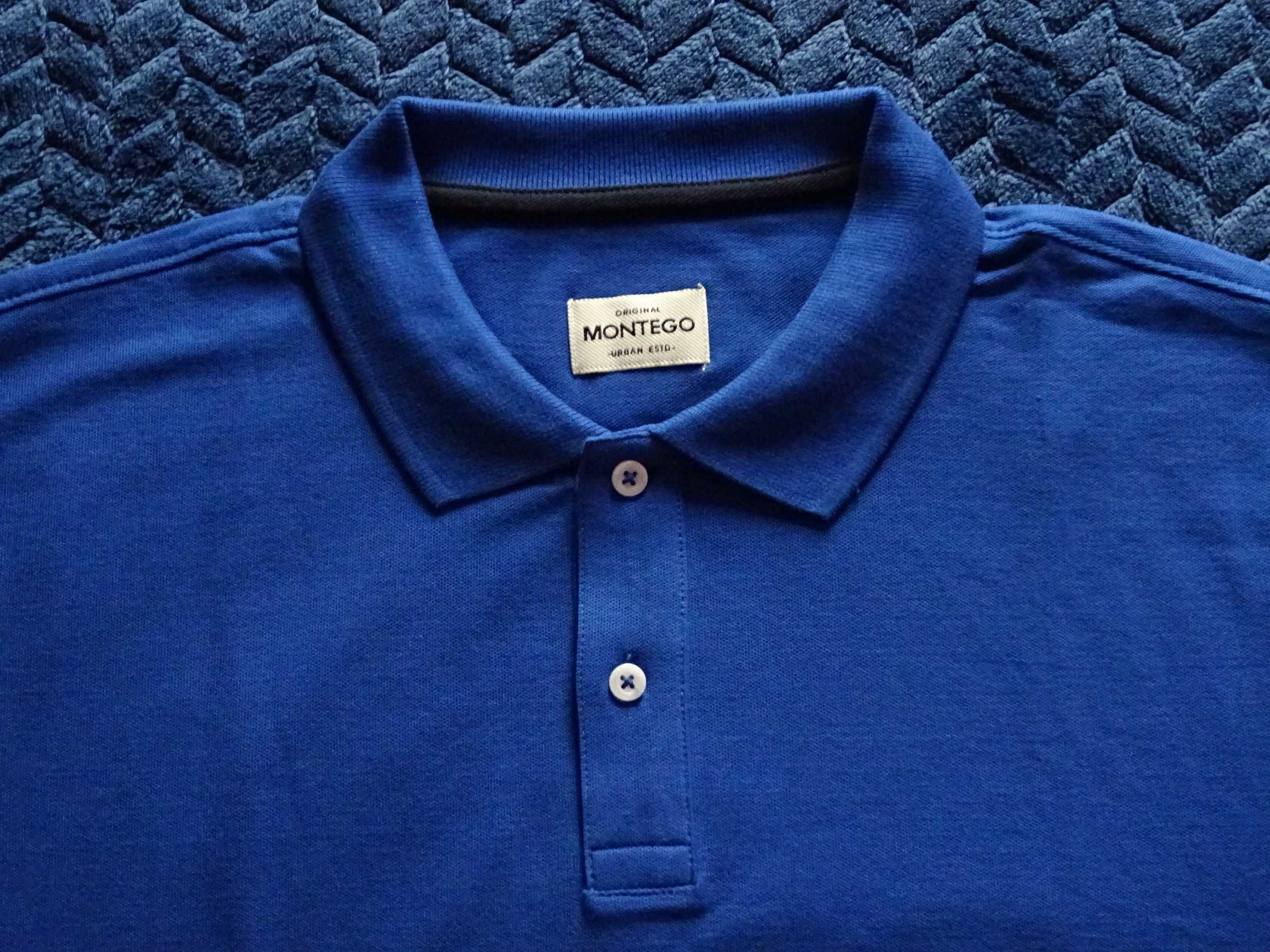NOWA męska koszulka polo MONTEGO, rozmiar L