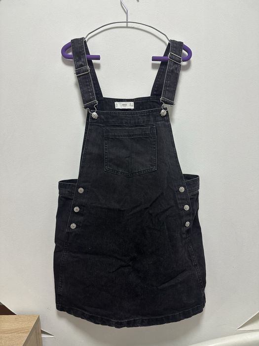 Джинсовий сарафан (сукня-комбінезон) Mango