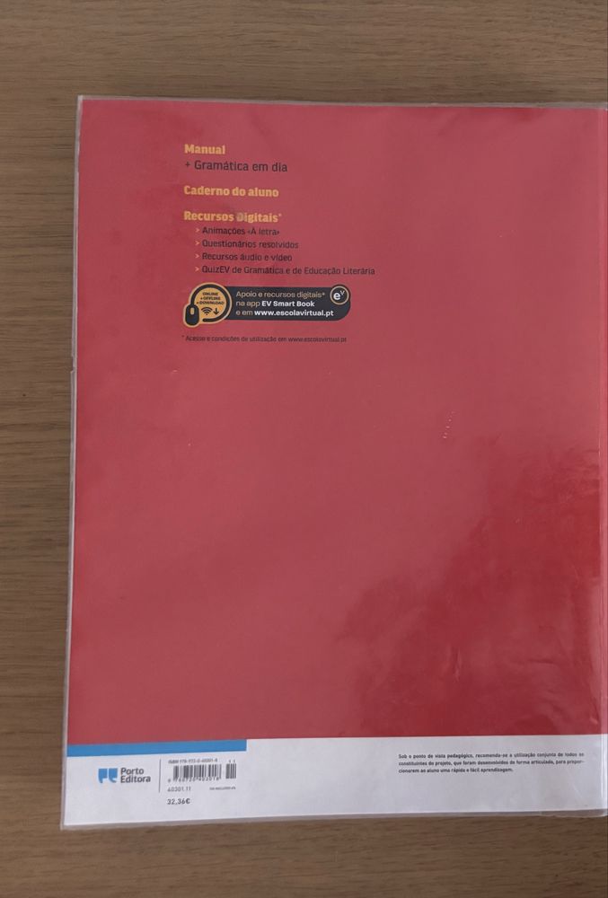 Manual  de português Letras 11º ano