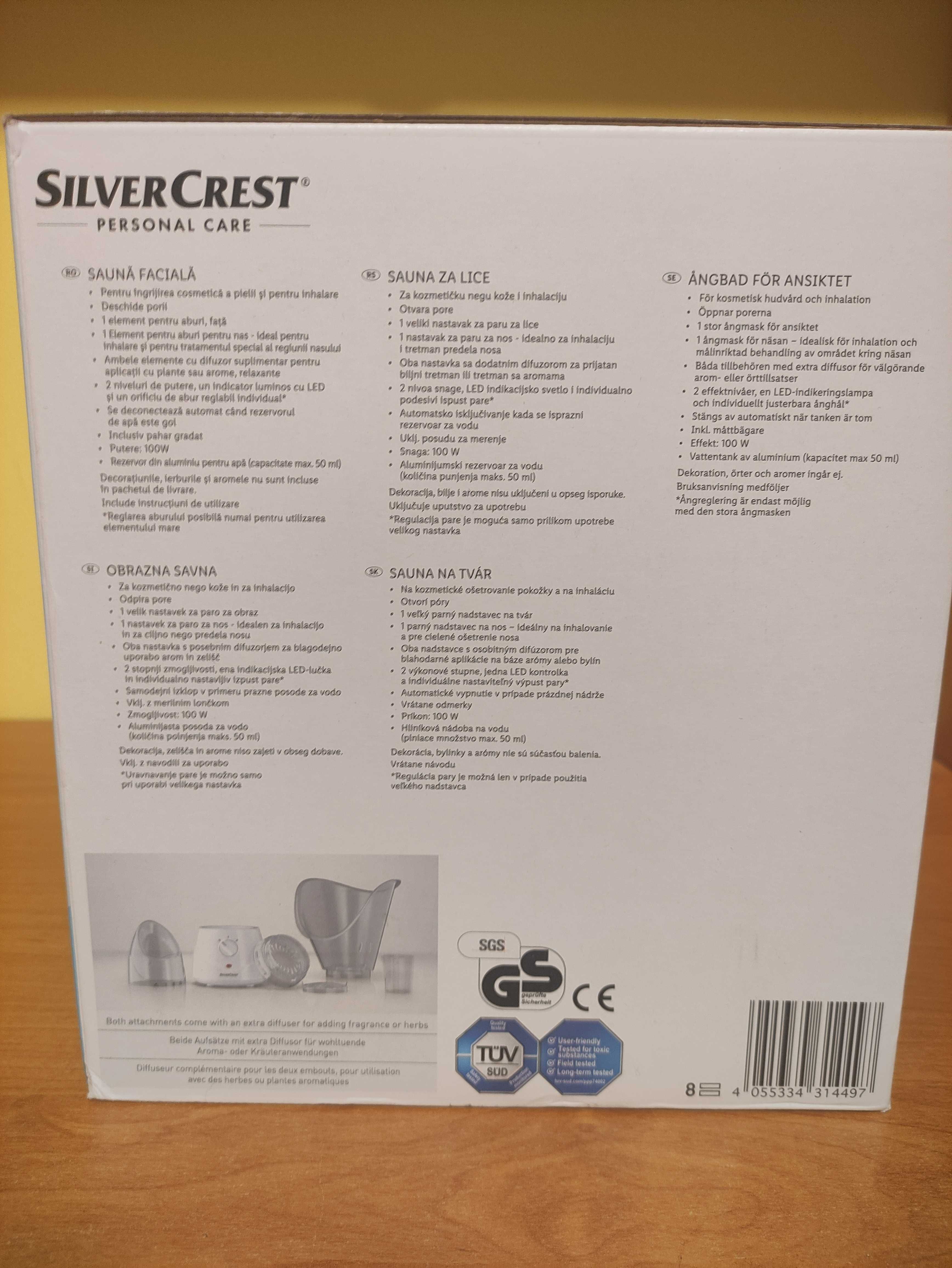 Sauna do twarzy SilverCrest