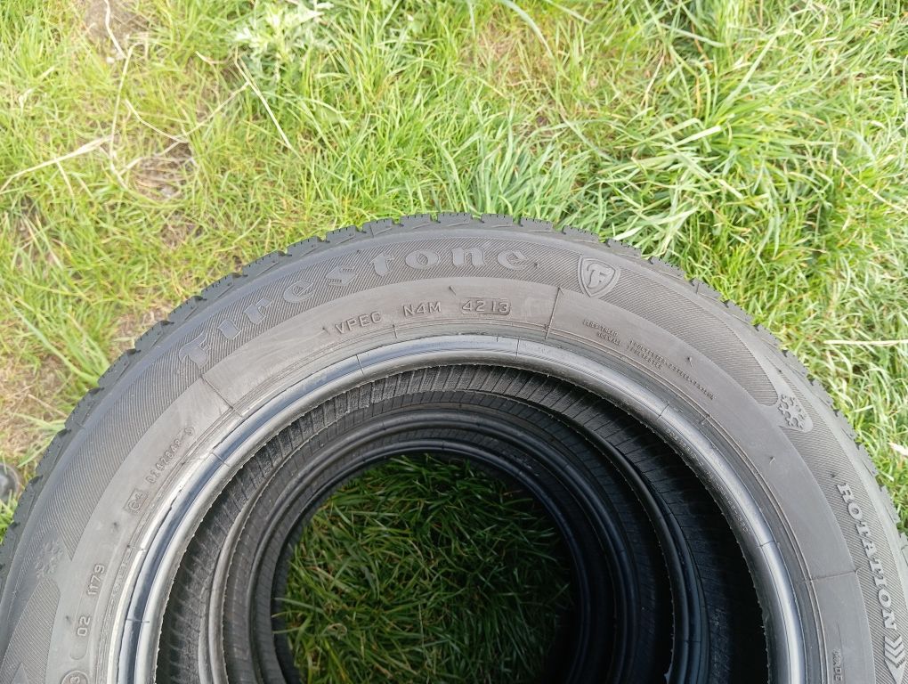 4szt zimówki firestone 155/65/14 gumy 7,5mm
