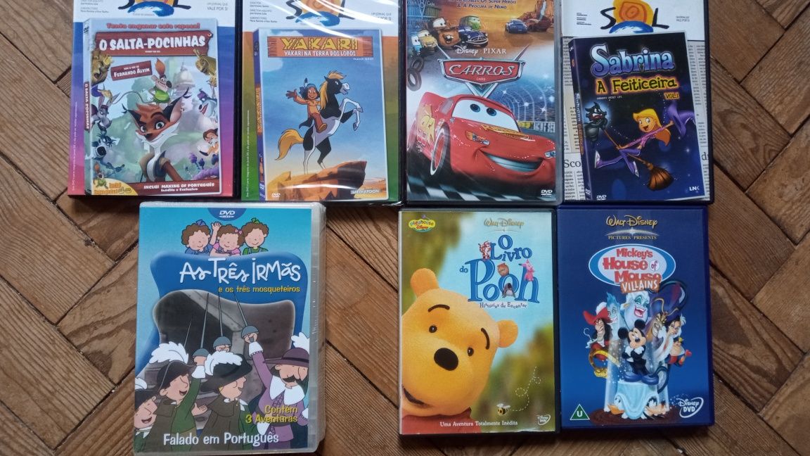 DVDs para crianças