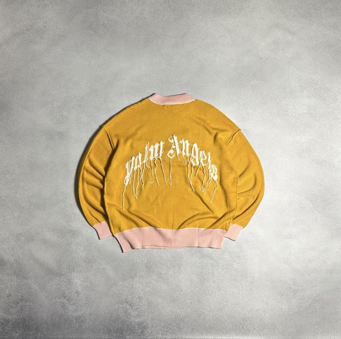 Светр Palm Angels PA Bear Sweater Orange Pink
