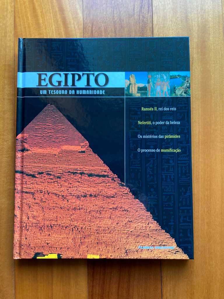 Antigo Egipto - 4 Livros capa dura / 4 DVDs / 4 fascículos / Oferta