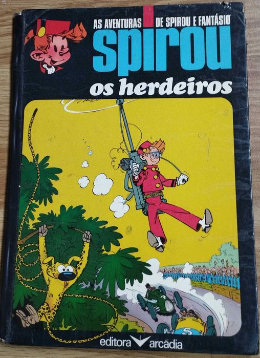 7 Livros Antigos Banda Desenhada Asterix,Spirou,Blake & Mortimer