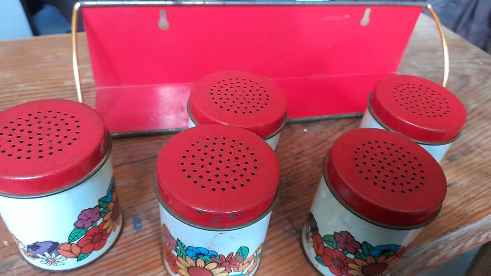 Rack de especiarias vintage