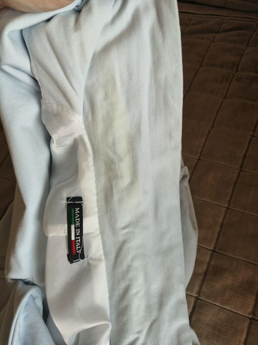 Błękitny żakiet marynarka M L Made in Italy