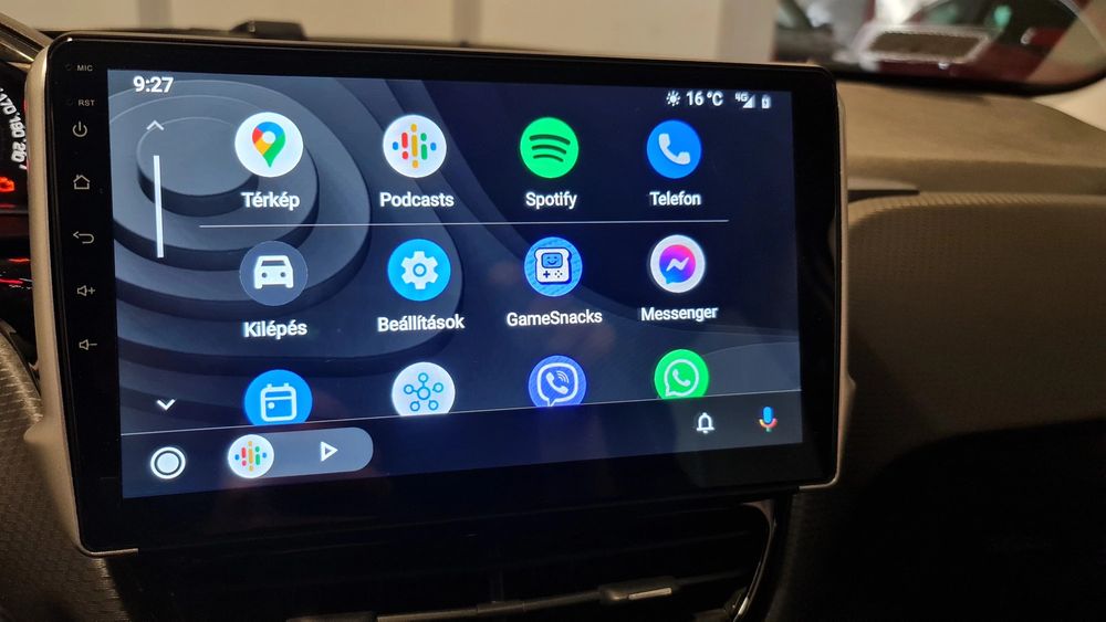 Radio Peugeot 208 ou 2008 android 14 Carplay Androidauto