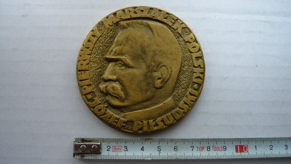 Medal Józef Piłsudski Pierwszy Marszałek Polski 70 niepodległości 1988