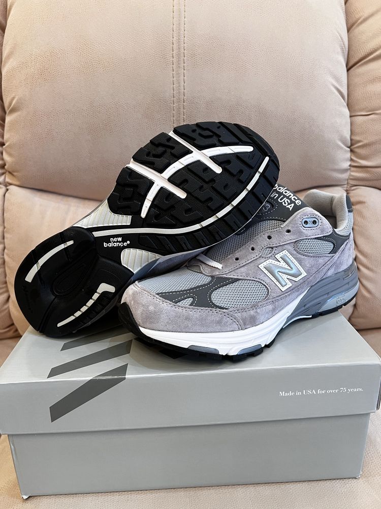 Оригинал New Balance 993 Made in USA Grey White новые MR993GL