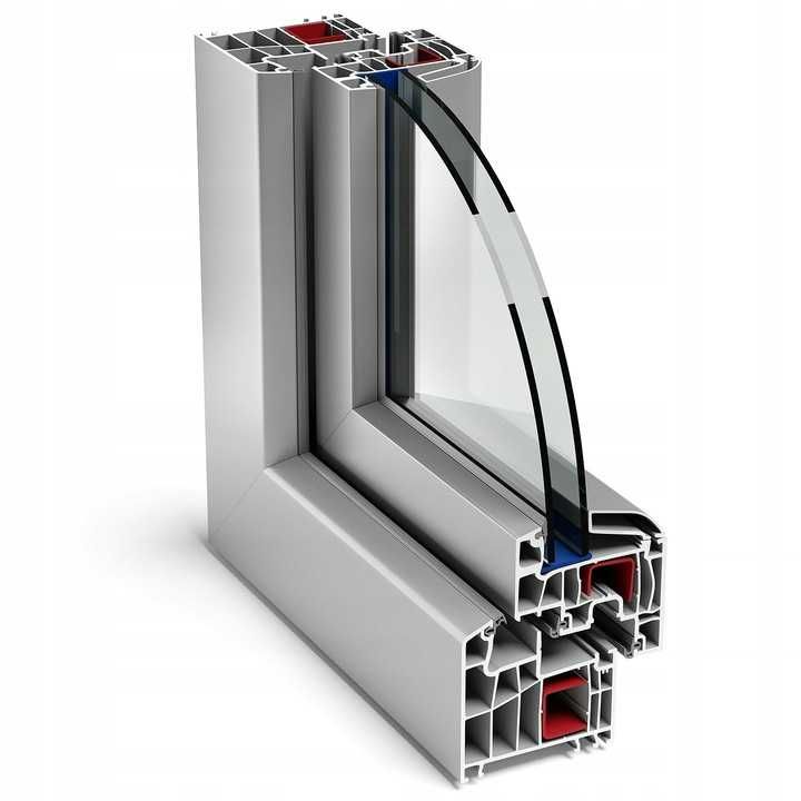 Drzwi zewnętrzne sklepowe 105x210 biurowe magazynowe tarasowe NOWE pvc