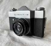Máquina fotográfica analógica zenit B + Industar 50mm F3.5